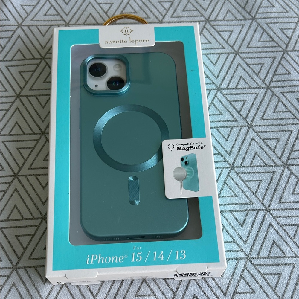 Nanette Lepore Blue iPhone Case with MagSafe